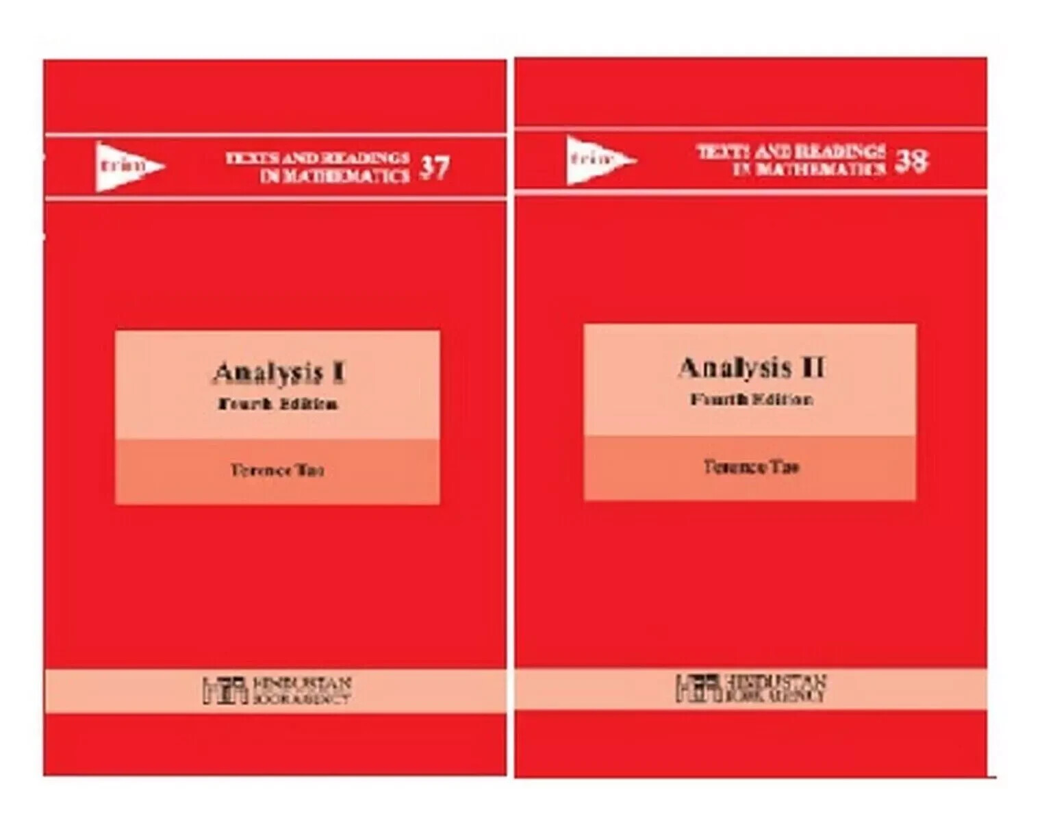 FAST SHIP-Analysis I+ Analys II BY Terence Tao, 4th ED – 2 BOOKS SET- HARDCOVER