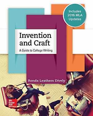 Invention & Craft MLA 2016 UPDATE, Paperback, by Leathers Dively, Ronda B