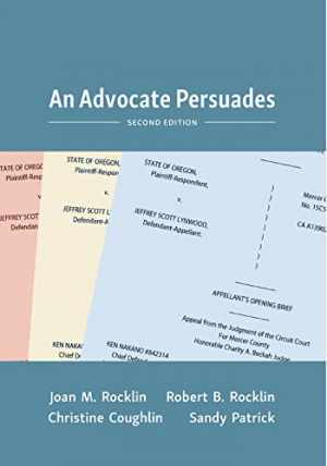 An Advocate Persuades – Paperback, by Rocklin Joan; Rocklin Robert; – Very Good