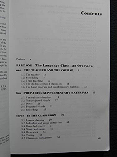 Classroom Techniques: Foreign Languages and English As a Second Language [Aug ..