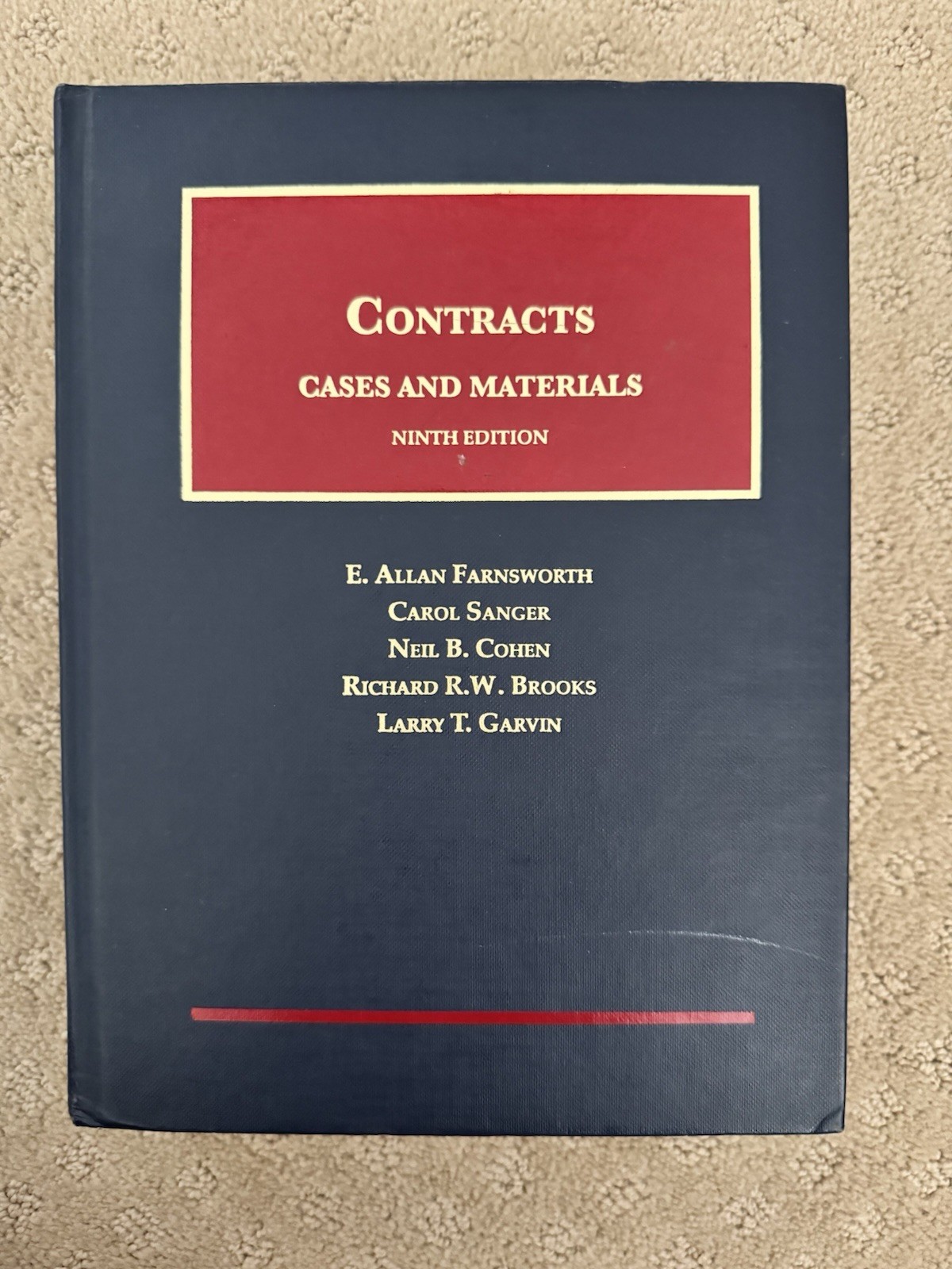 Cases and Materials on Contracts, 9th