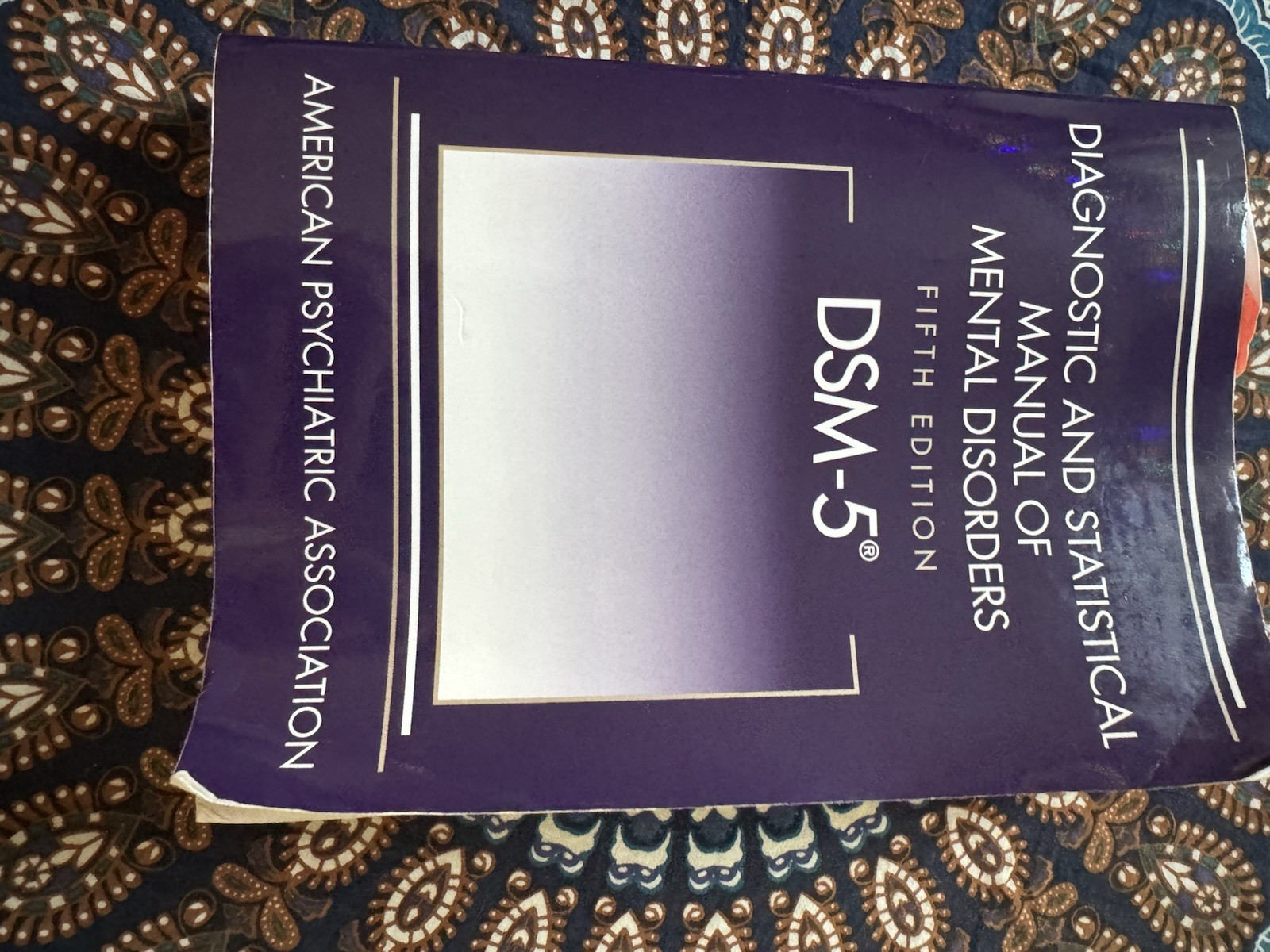 American Psychiatric Association DSM-5 Fifth Edition Paperback 2013