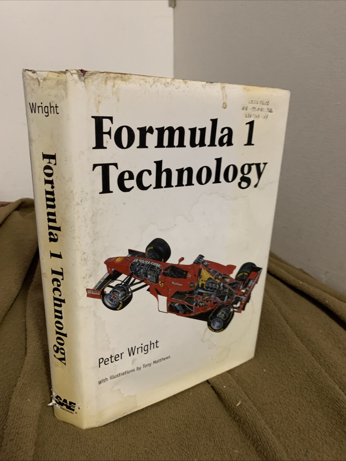 Formula 1 Technology Wright, Peter G. hardcover Acceptable