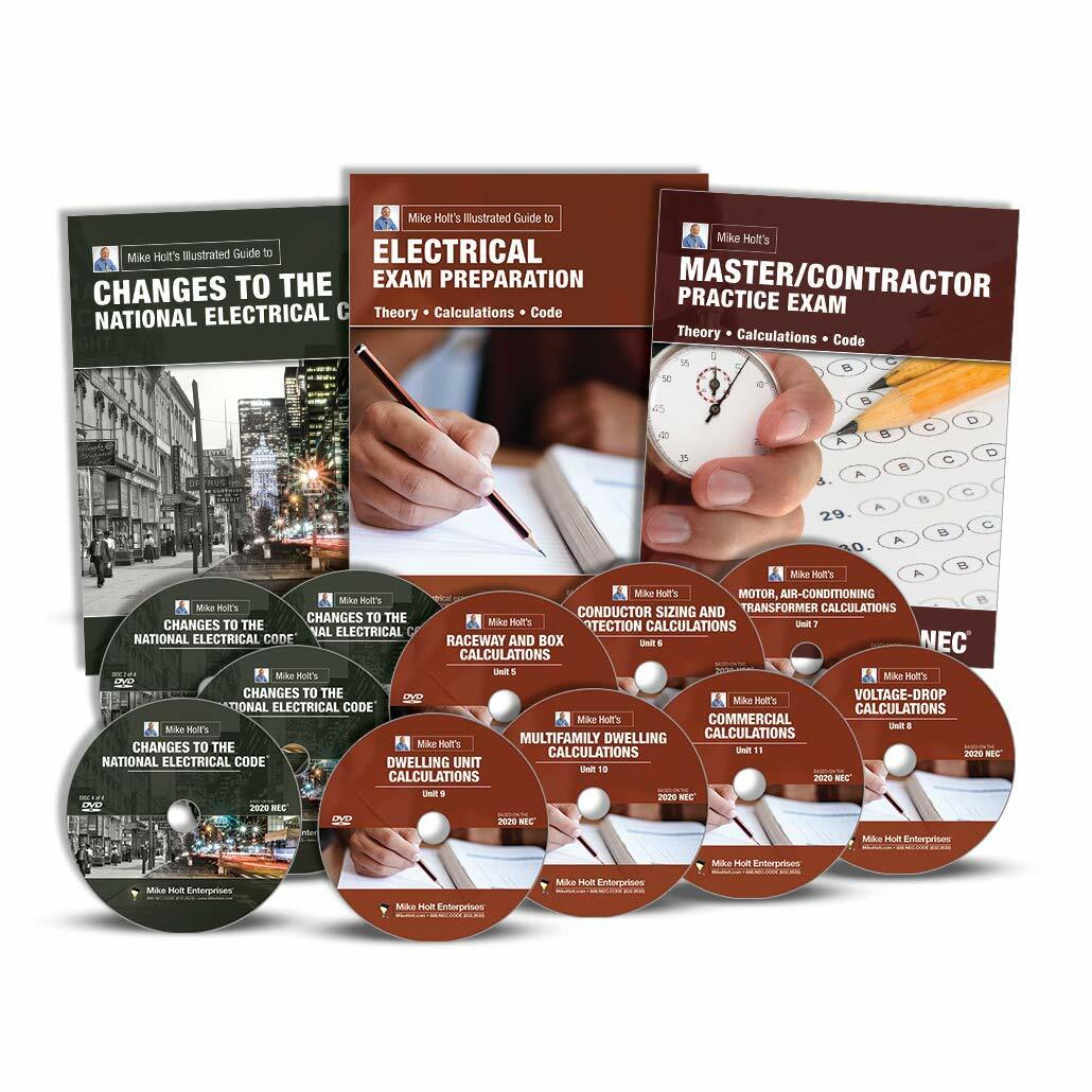 Electrical Exam Prep Course, Master/Contractor Intermediate 2020 NEC – Mike Holt