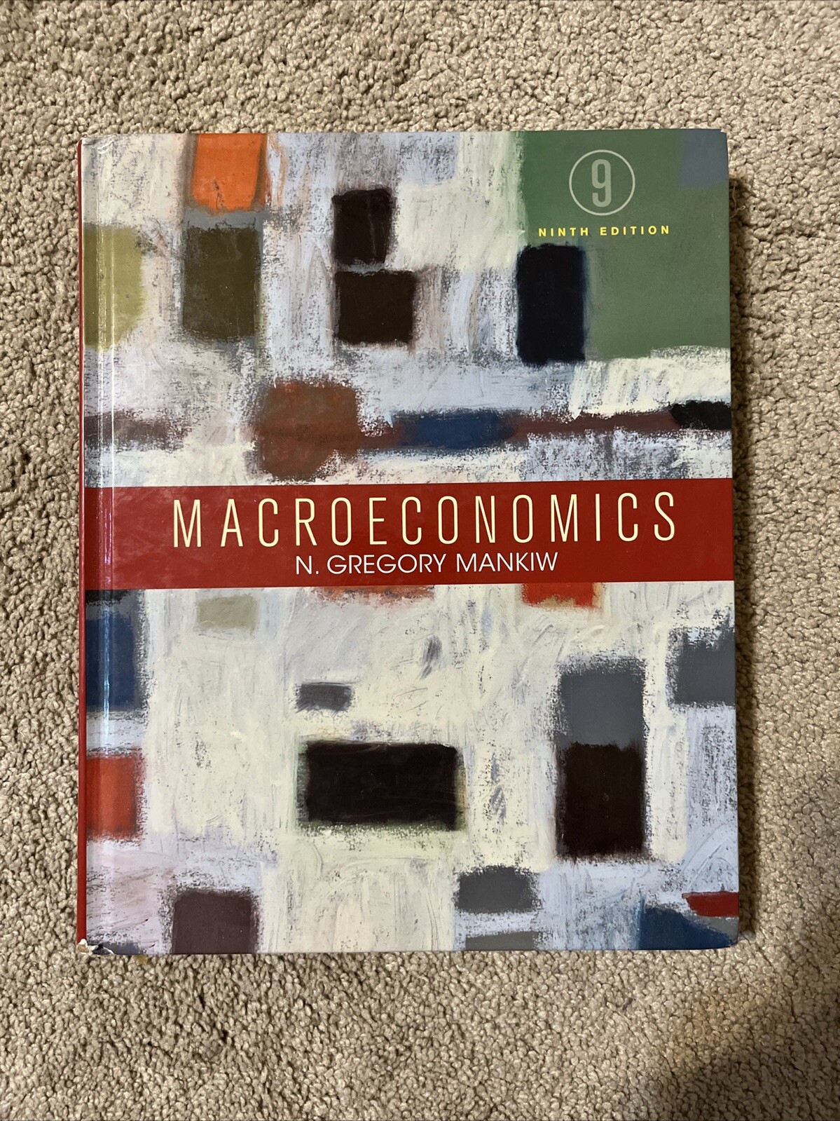 Macroeconomics (9th Ed.) N. Gregory Mankiw Hardcover – VERY GOOD