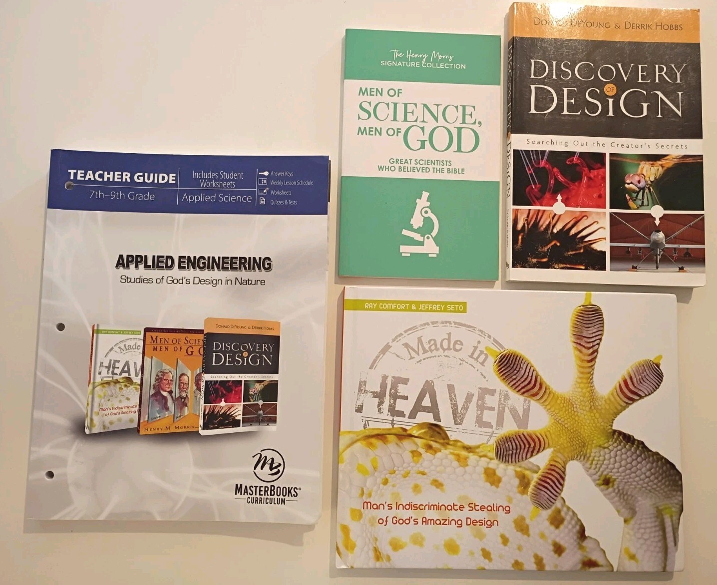 Master Books Applied Engineering God’s Design In Nature Set 4 Books Homeschool