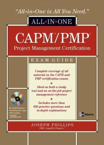 CAPM/PMP Project Management All-in-One E- 0071487484, hardcover, Joseph Phillips