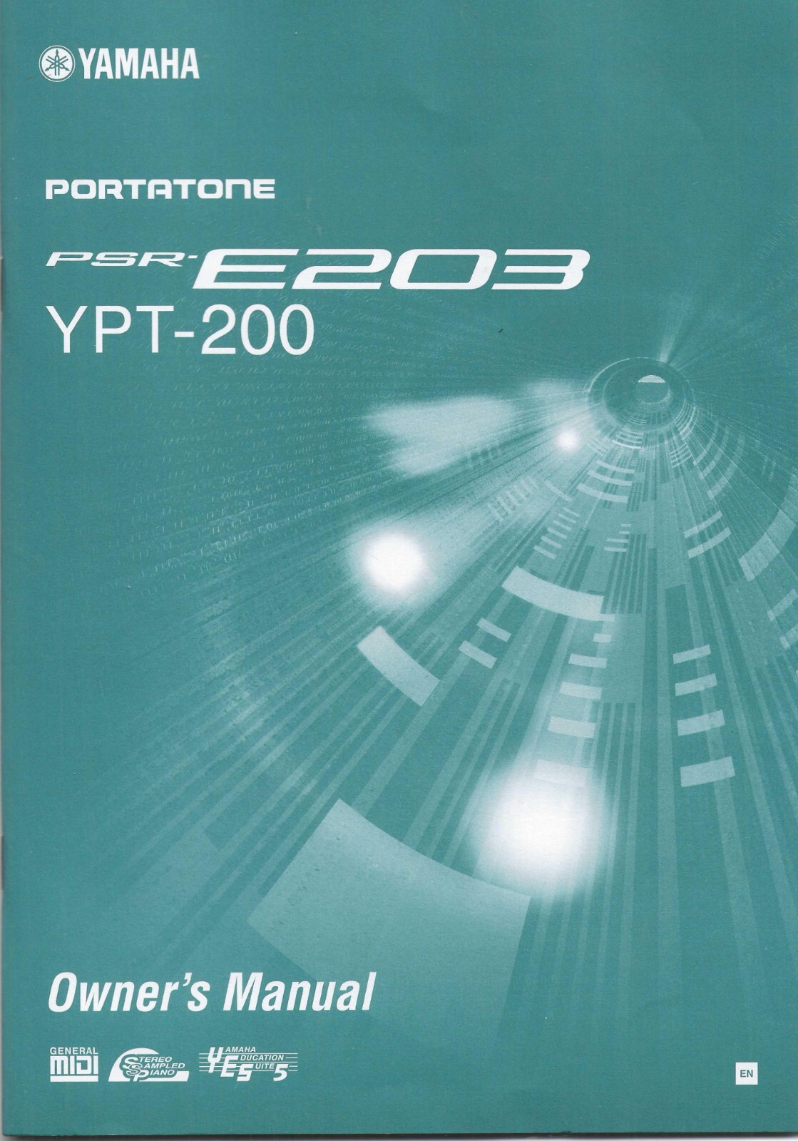 Yamaha PSR-E203 YPT-200 Instruction Manual