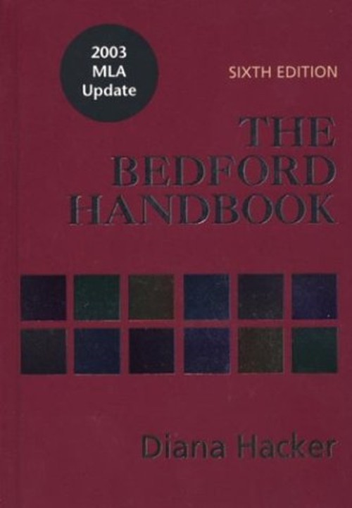 The Bedford Handbook : 2003 MLA Update Hardcover Diana Hacker