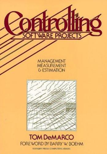 Controlling Software Projects: Management, M- paperback, Tom Demarco, 0131717111