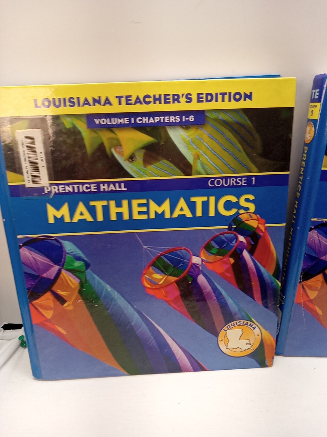 Prentice Hall Mathematics Course 1 – Louisiana Teachers Edition Vol 1 + 2 (HC)