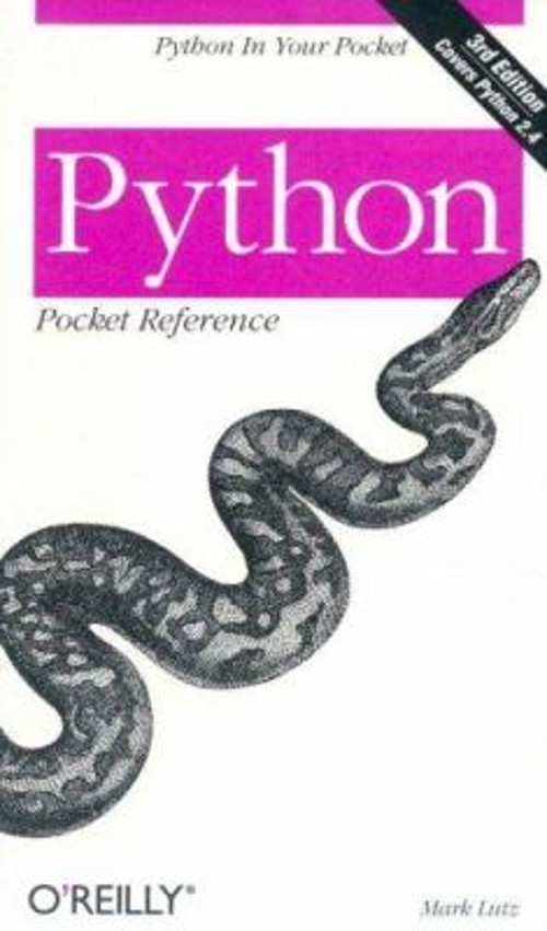 Python Pocket Reference Paperback Mark Lutz