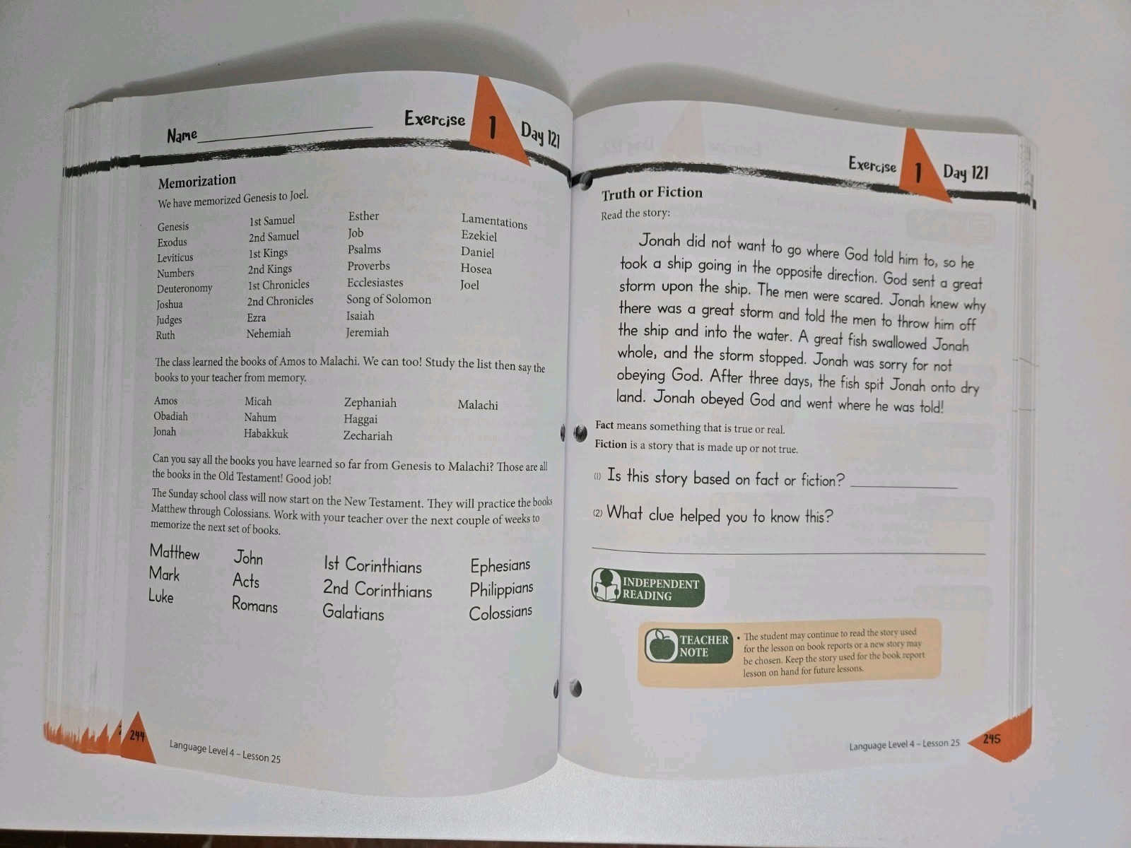 Masterbooks Language Lessons for Living Education Level 4 Homeschool *1/2 USED