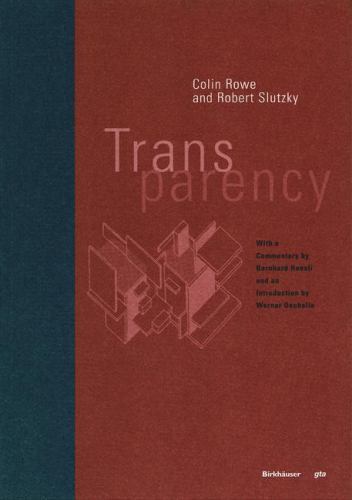 Transparency, Slutzky, Robert,Rowe, Colin, Book