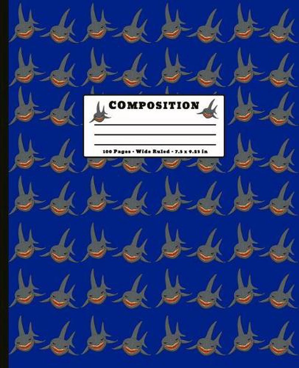 Composition: 100 Pages Wide Ruled 7.5 x 9.25 inch by Screaming Monkey Notebooks