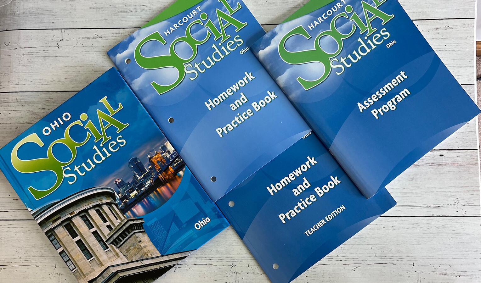 Harcourt Social Studies Ohio: Textbook, Homework & Practice W/Teacher Ed & Asses