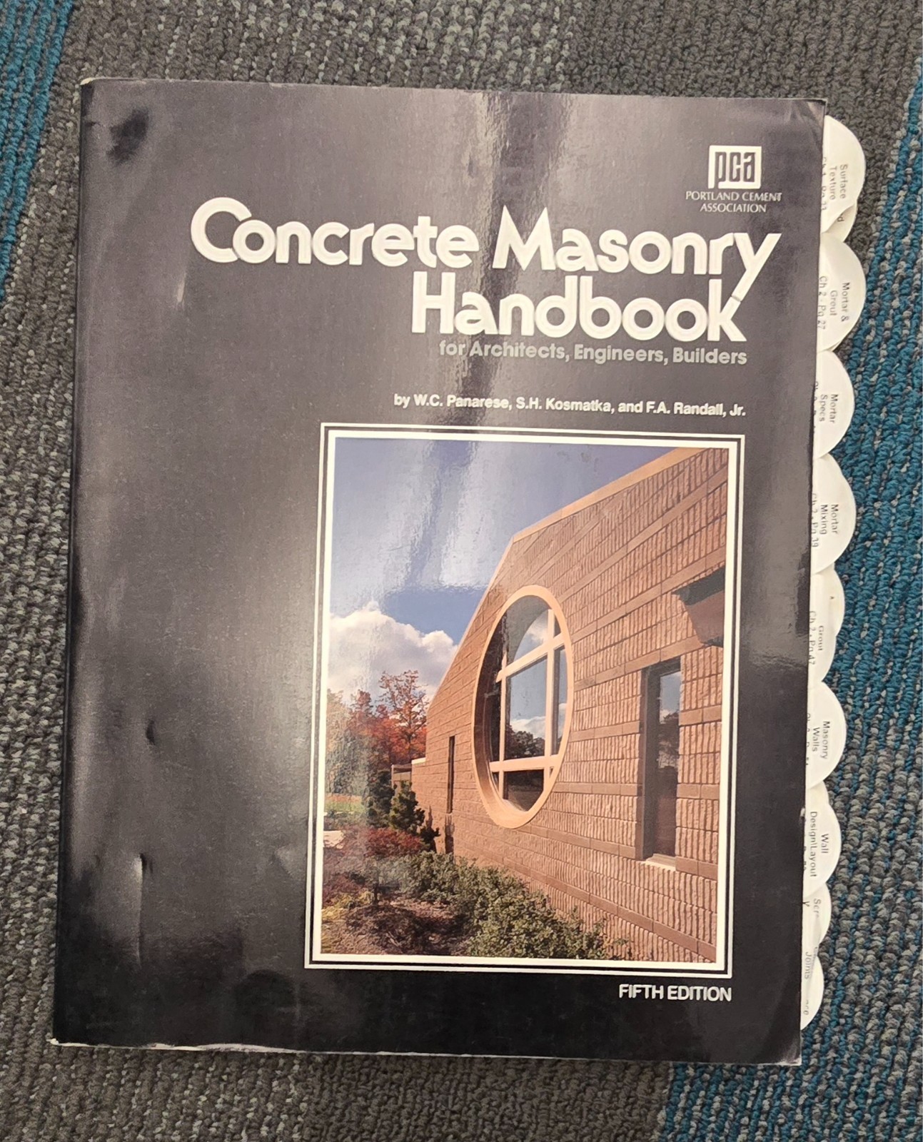 Concrete Masonry Handbook for Architects, Engineers, Builders 5th Ed 1991– Used