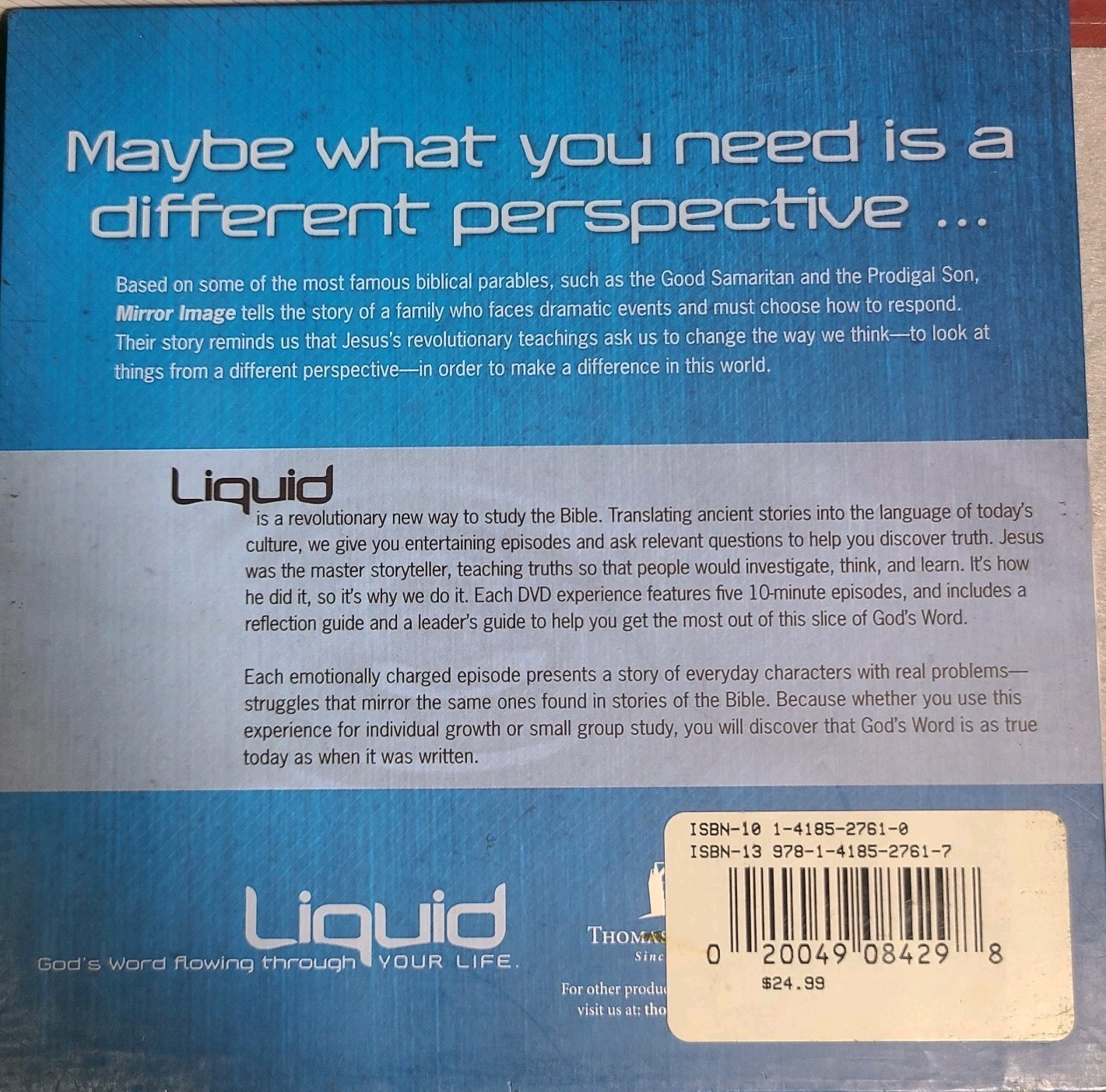 Thomas Nelson LIQUID Bible Study DVD Course Series – 3 Courses