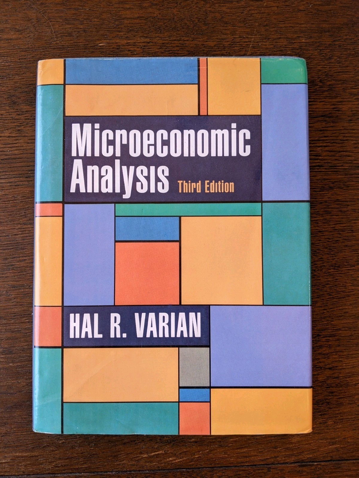 Microeconomic Analysis Third Edition by Hal R. Varian Hardcover W. W. Norton