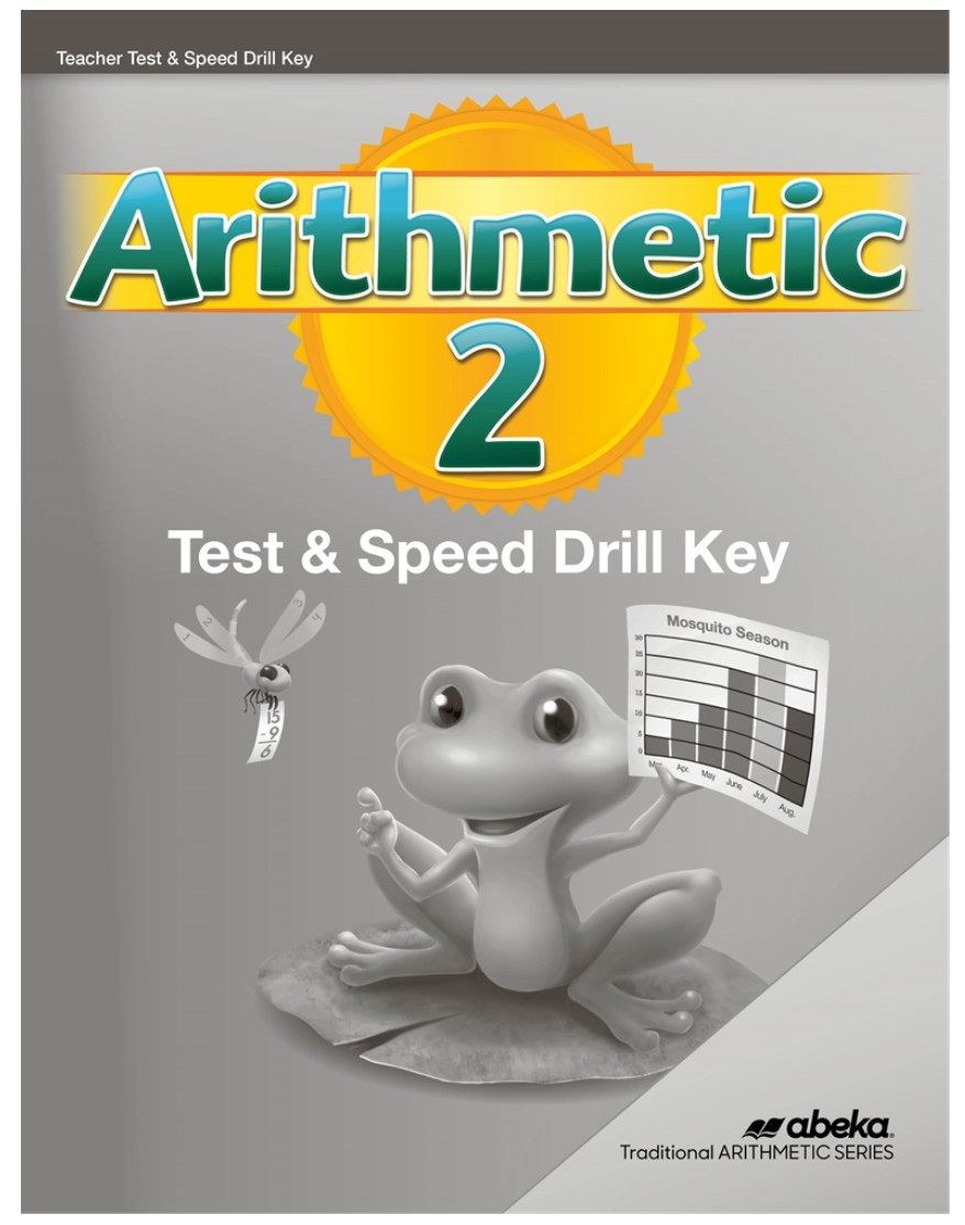 NEW Abeka Arithmetic 2 TEACHER TEST & SPEED DRILL KEY 2nd Gr parent homeschool