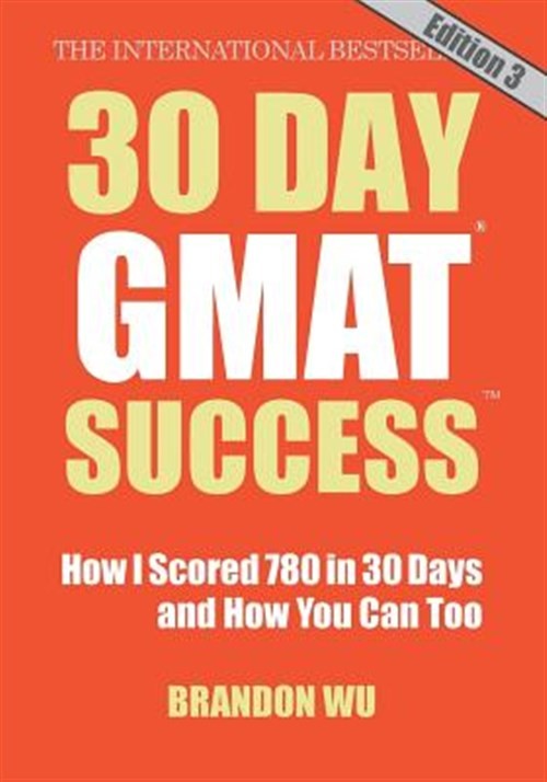 30 Day GMAT Success, Edition 3 by Wu, Brandon, Brand New, Free shipping in th…