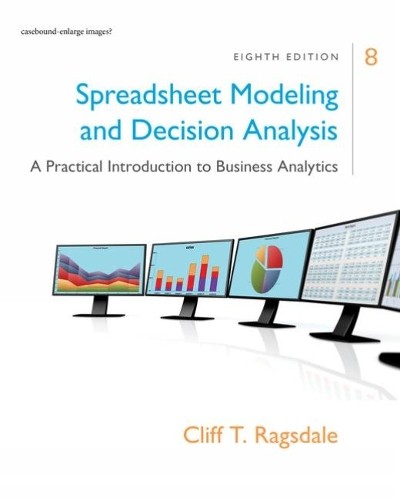 Cliff Ragsdale Spreadsheet Modeling & Decision Analysis (Hardback) (UK IMPORT)