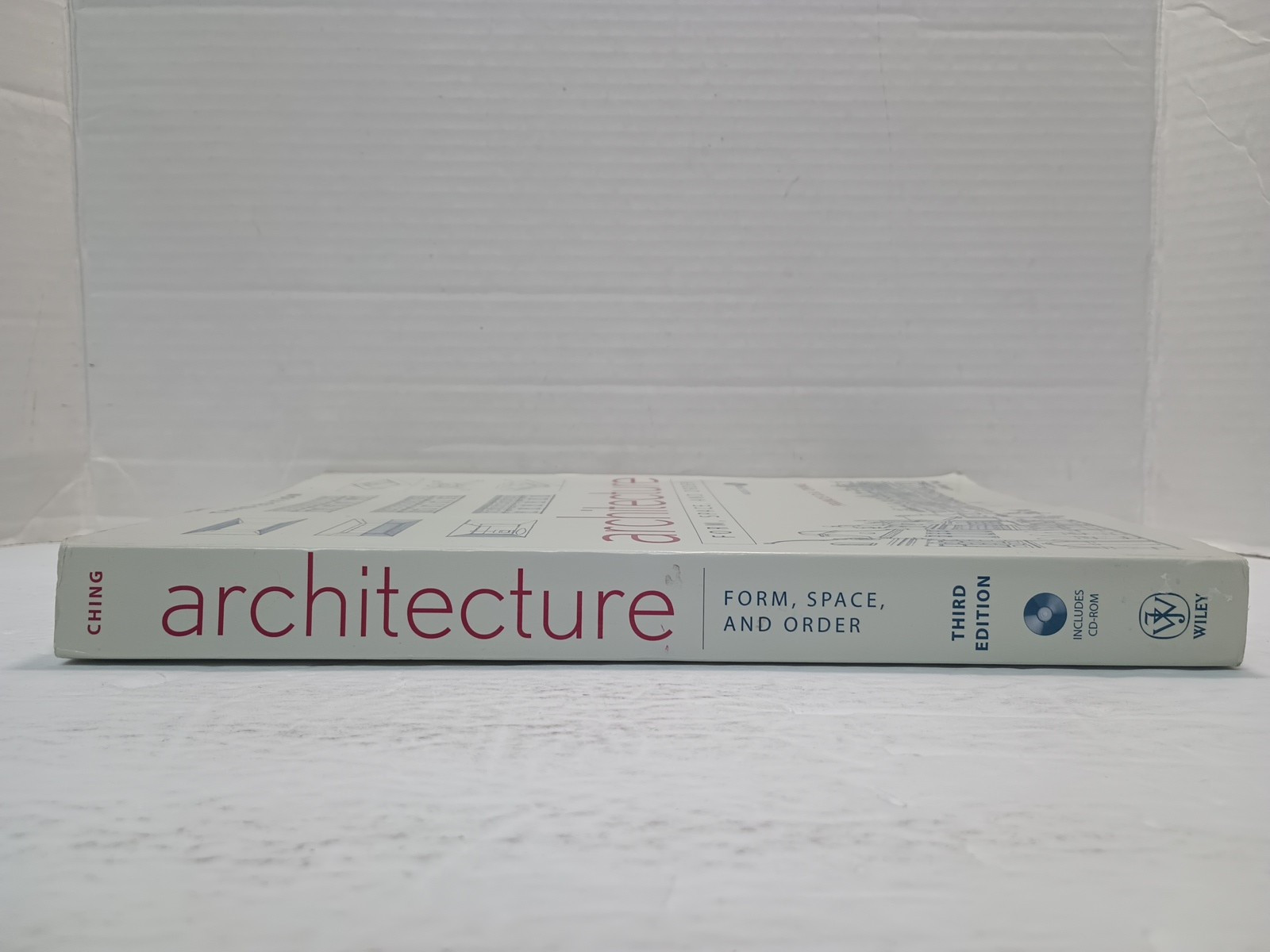 ARCHITECTURE : Form, Space, and Order by Francis D. K. Ching 2007 W/CD-ROM 3rdED