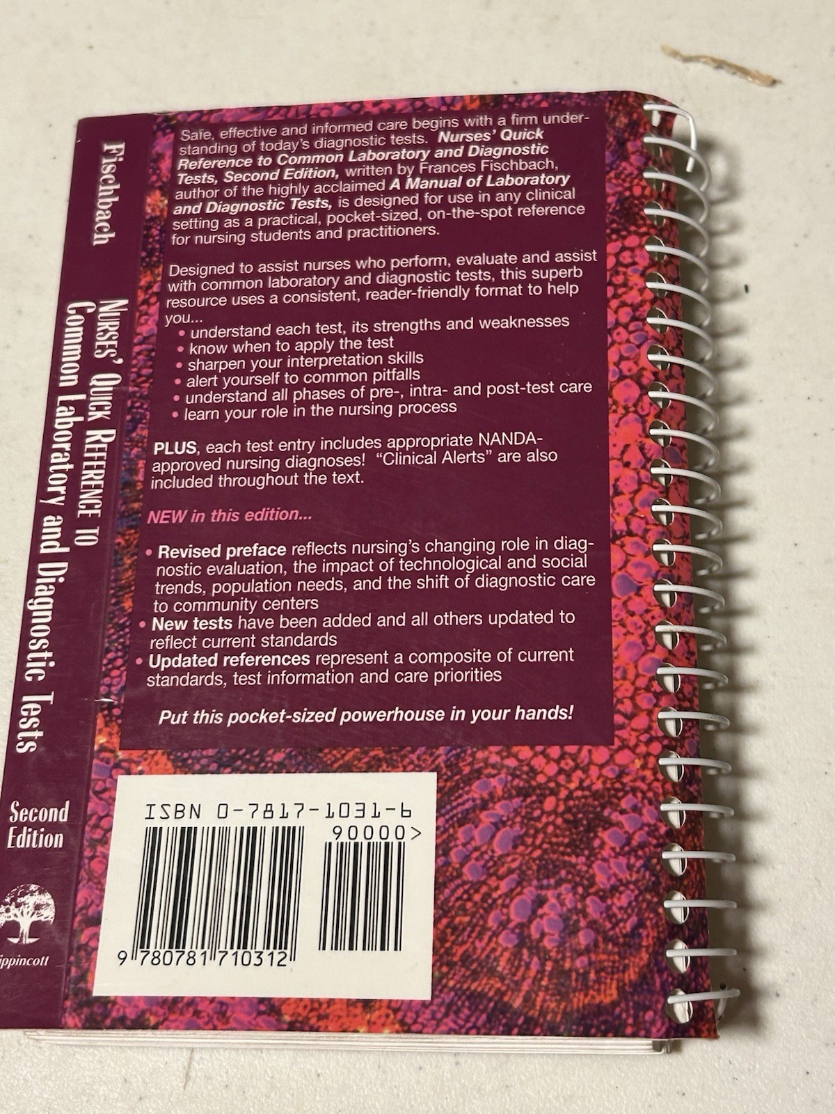Nurse’s Quick Reference to Common Laboratory and Diagnostic Tests & Lab Notes