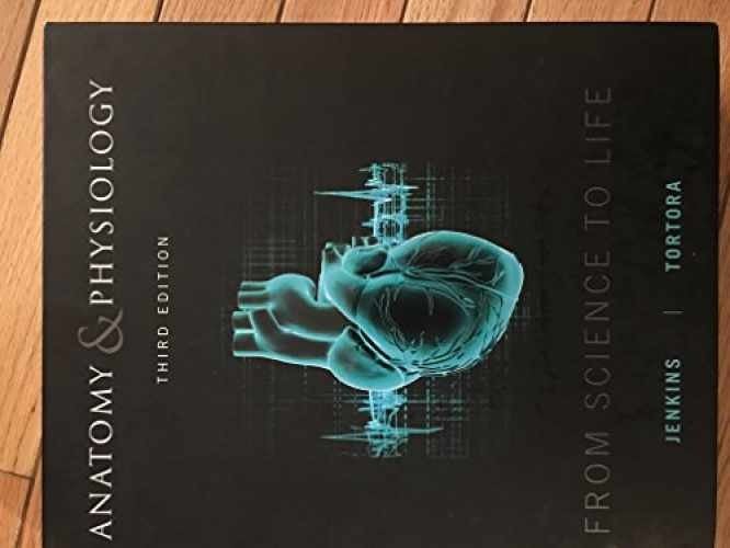 Anatomy and Physiology: From – Hardcover, by Jenkins Gail; Tortora – Acceptable