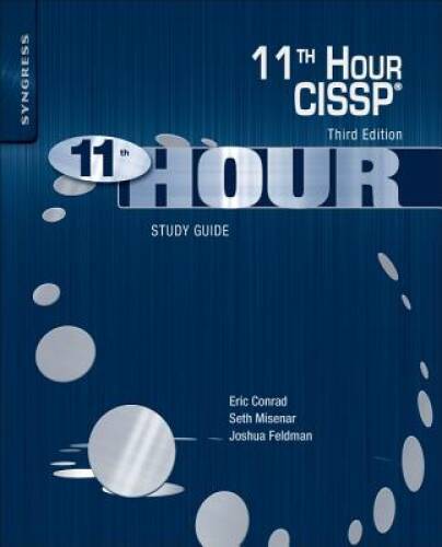 Eleventh Hour CISSPÂ®, Third Edition: Study Guide – Paperback – VERY GOOD