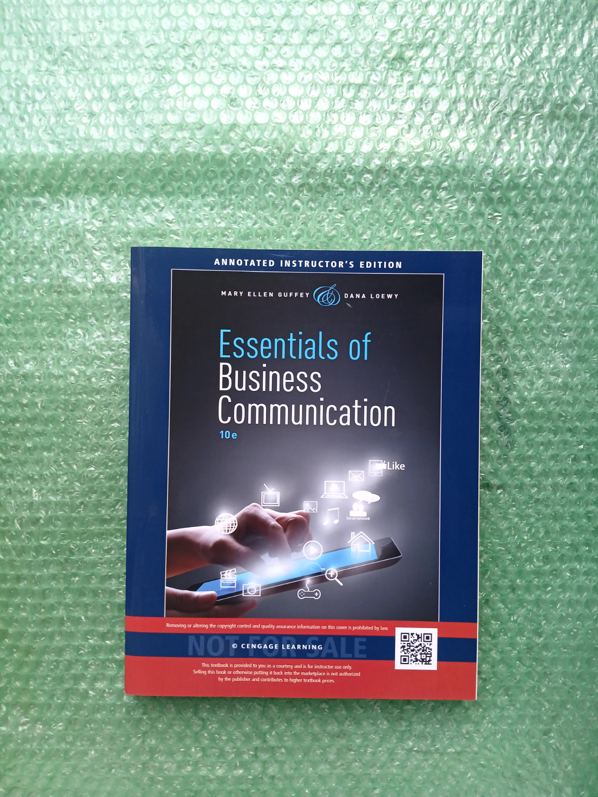 Essentials of Business Communication by Mary Ellen Guffey and Dana Loewy…