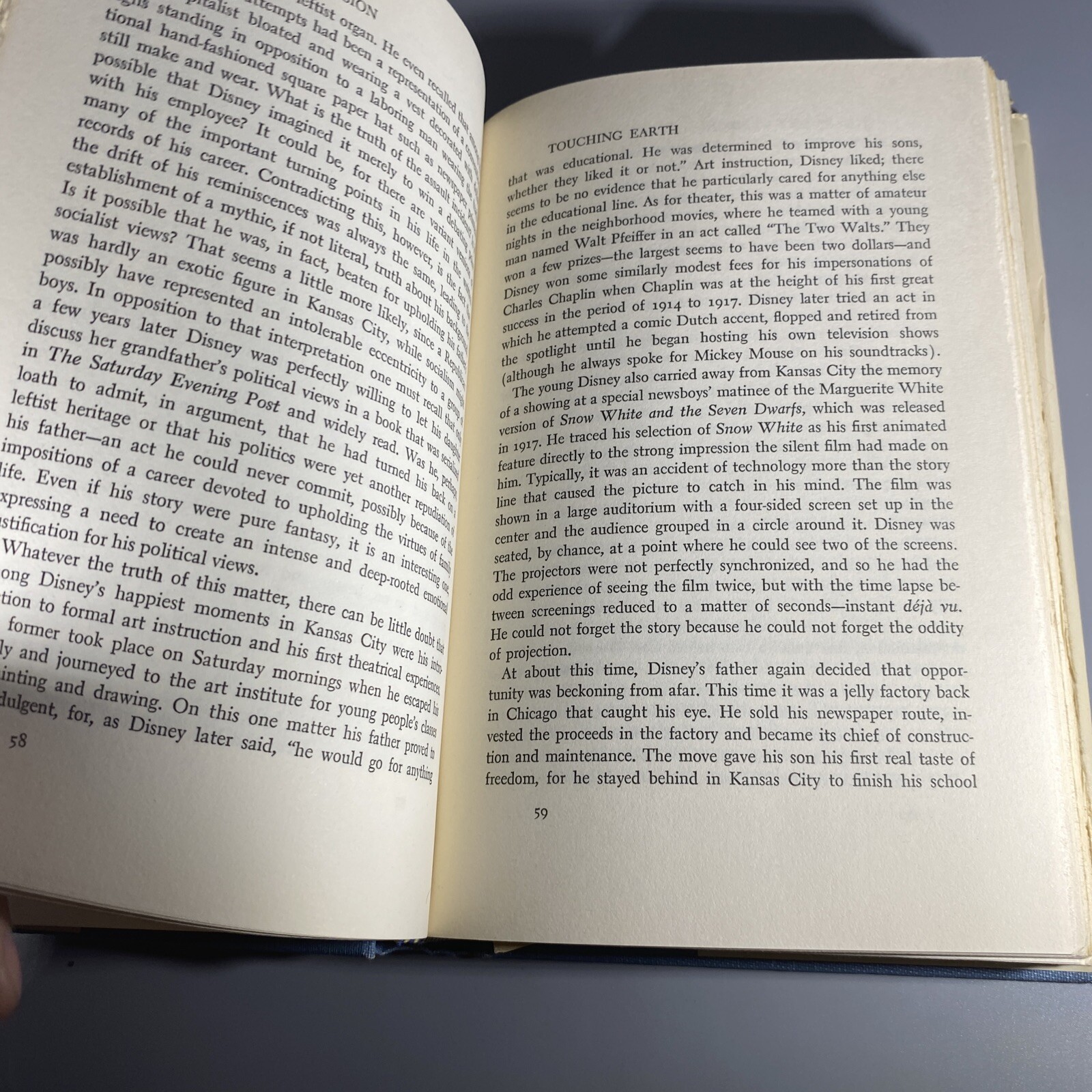 The Disney Version Richard Schickel Hardcover 1968 USED Ex Library Book