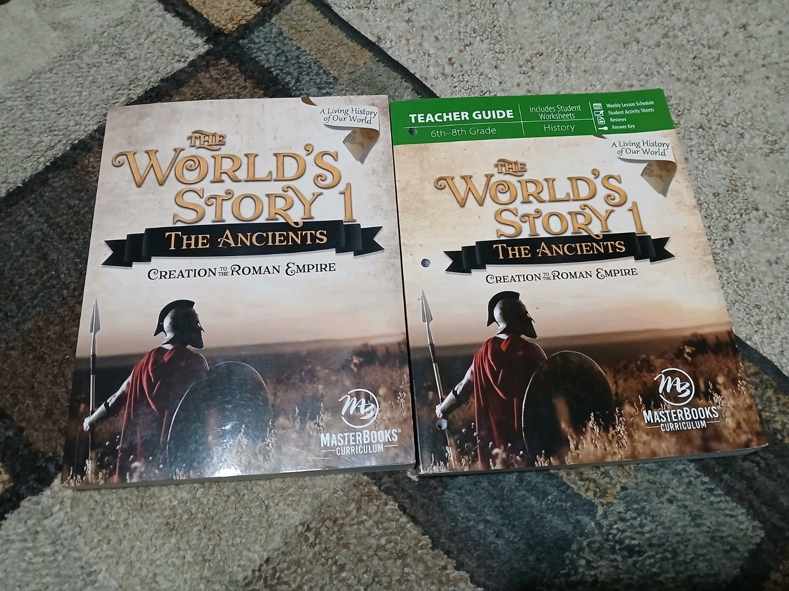 Master Books World’s Story 1 Set Teacher’s Guide And Textbook