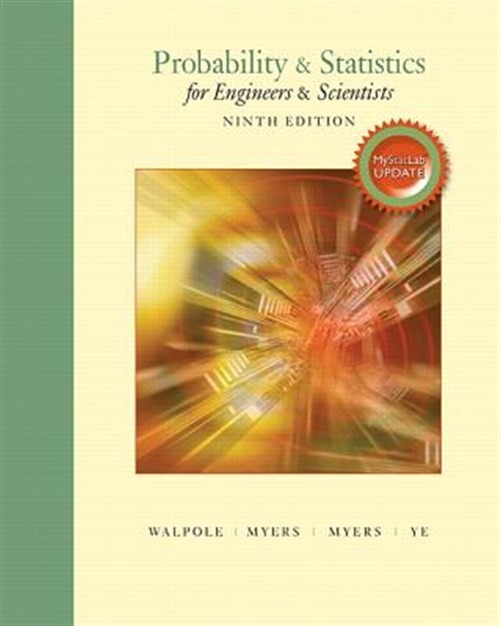 Probability & Statistics for Engineers & Scientists : Mystatlab Update, Hardc…