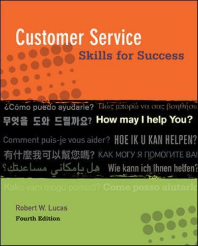 Customer Service Skills for Success by Robert W Lucas