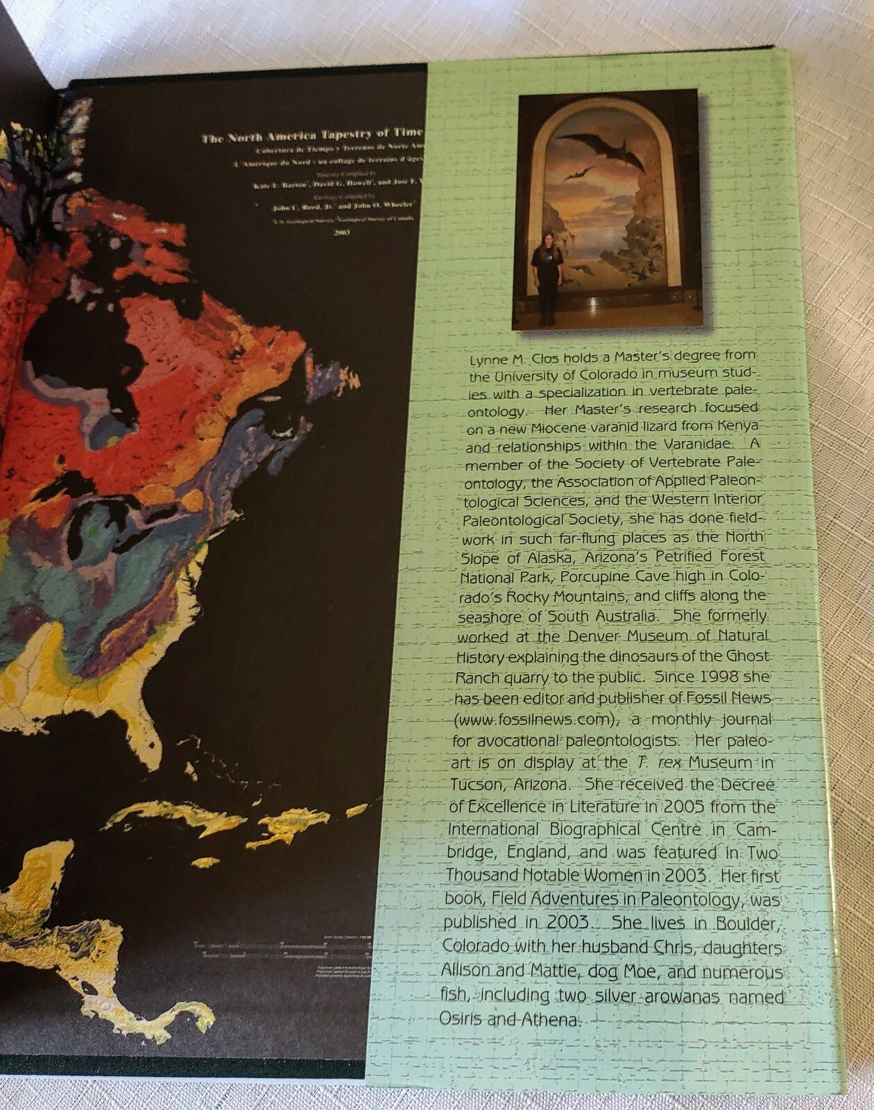 North America Through Time By Lynne M. Clos, Inscribed,First Ed., 2008