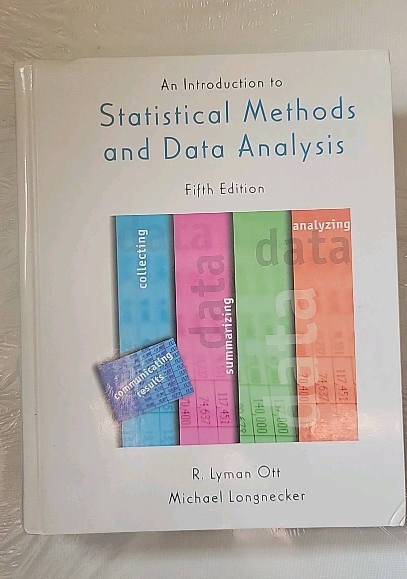 An Introduction to Statistical Methods and Data Analysis – Hardcover – GOOD