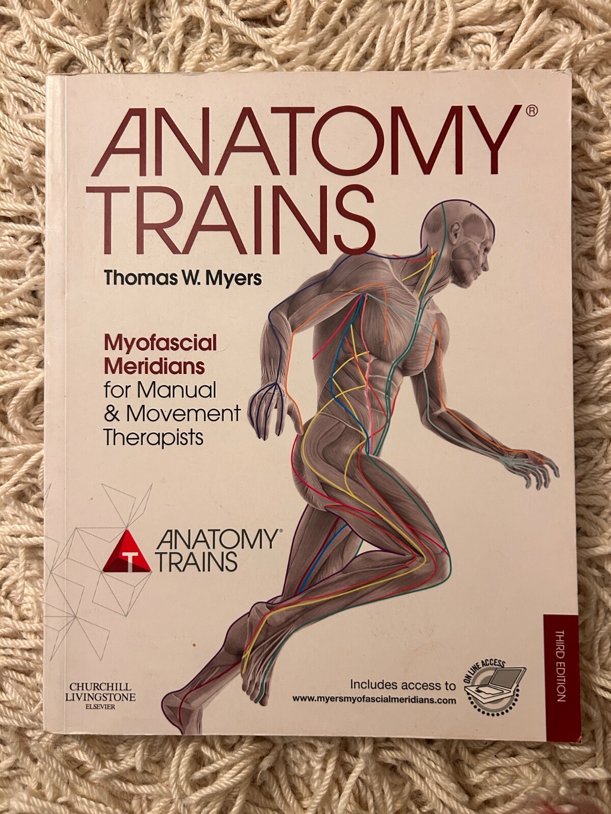 Anatomy Trains: Myofascial Meridians for Manual and Movement Therapists 3rd Edit