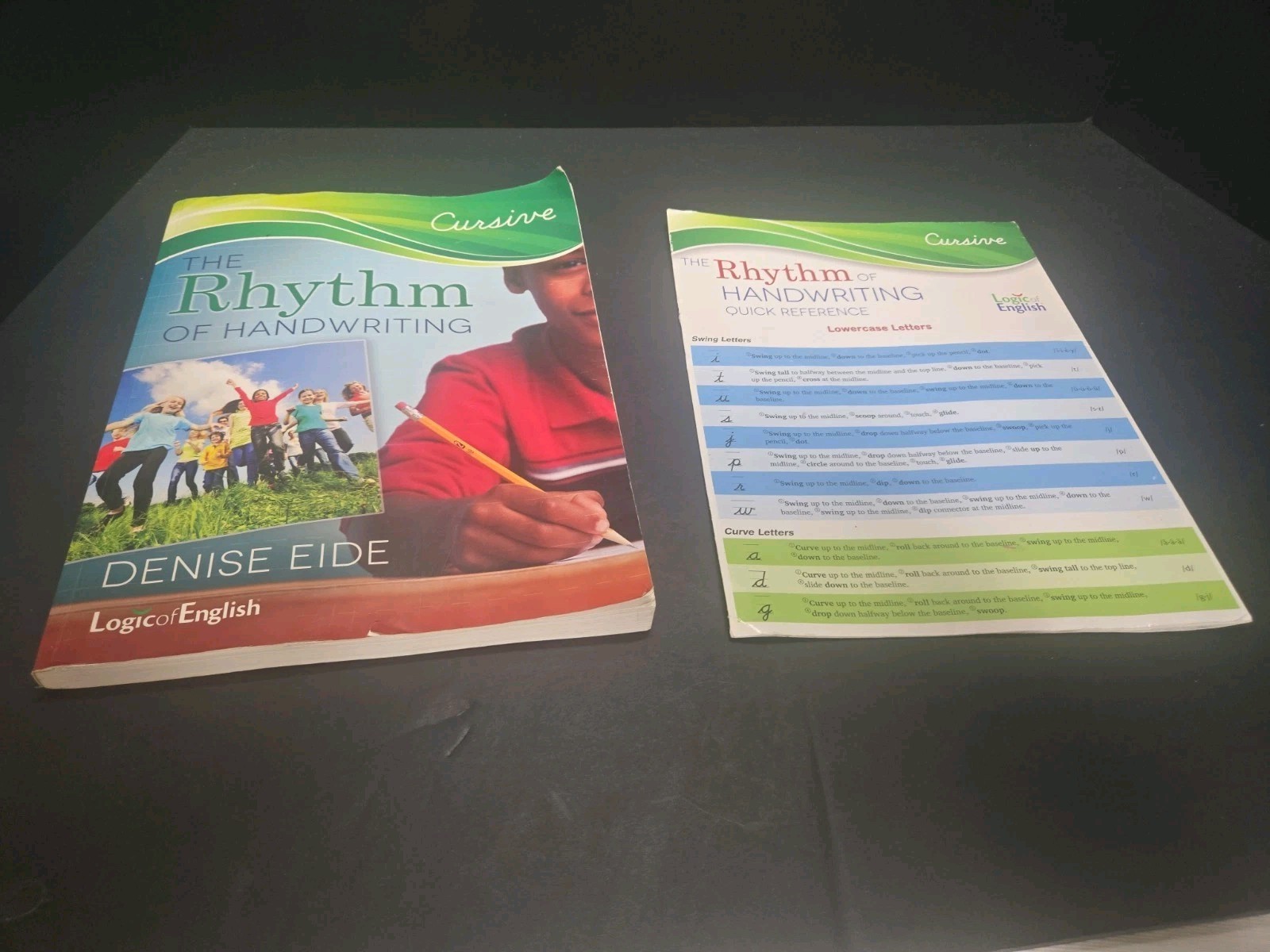Logic of English The Rhythm of Handwriting Cursive & Quick Reference Card
