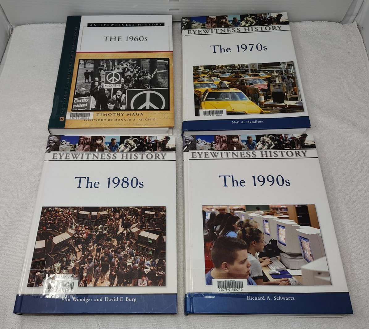 Eyewitness History: The 1960s, 1970s, 1980s, & 1990s Hardcover Books Ex-Lib