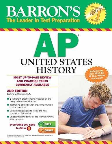 Barron’s AP United States – Paperback, by Resnick M.A. Eugene – Very Good