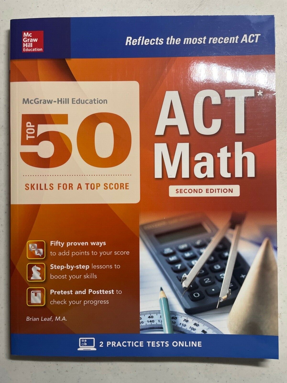 Top 50 ACT English, Reading, and Science AND Math BUNDLE 2nd Edition, FREE SHIP!