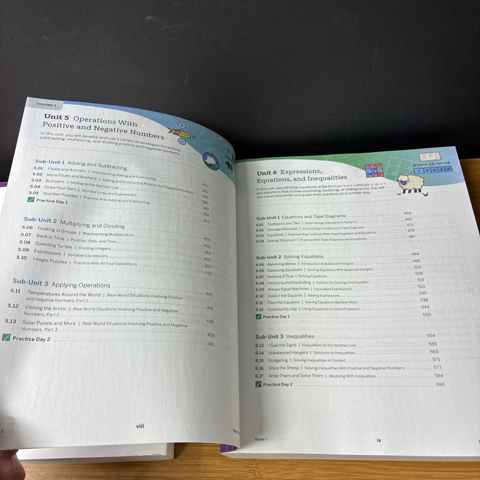Amplify Desmos Math Student Edition Grade 7 Volume 1 & 2 Books 2026 New Unused