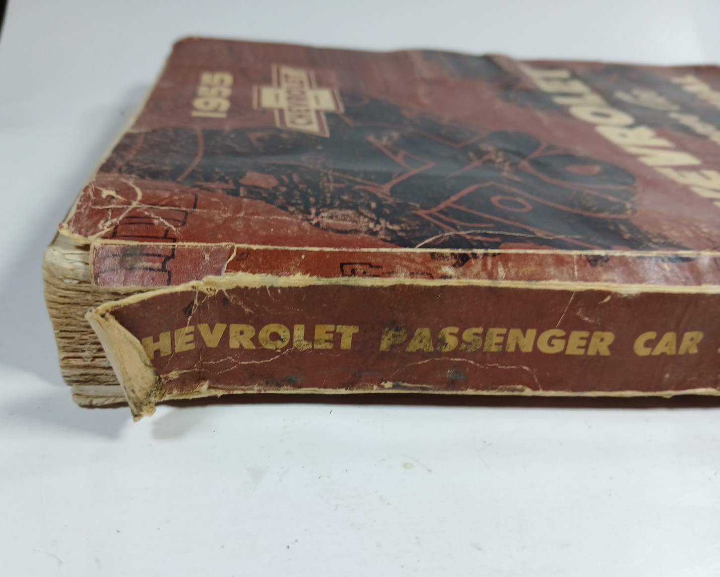 Vtg Orig. 1955 Chevrolet Passenger Car Shop Manual Detroit Iron Car Collectors