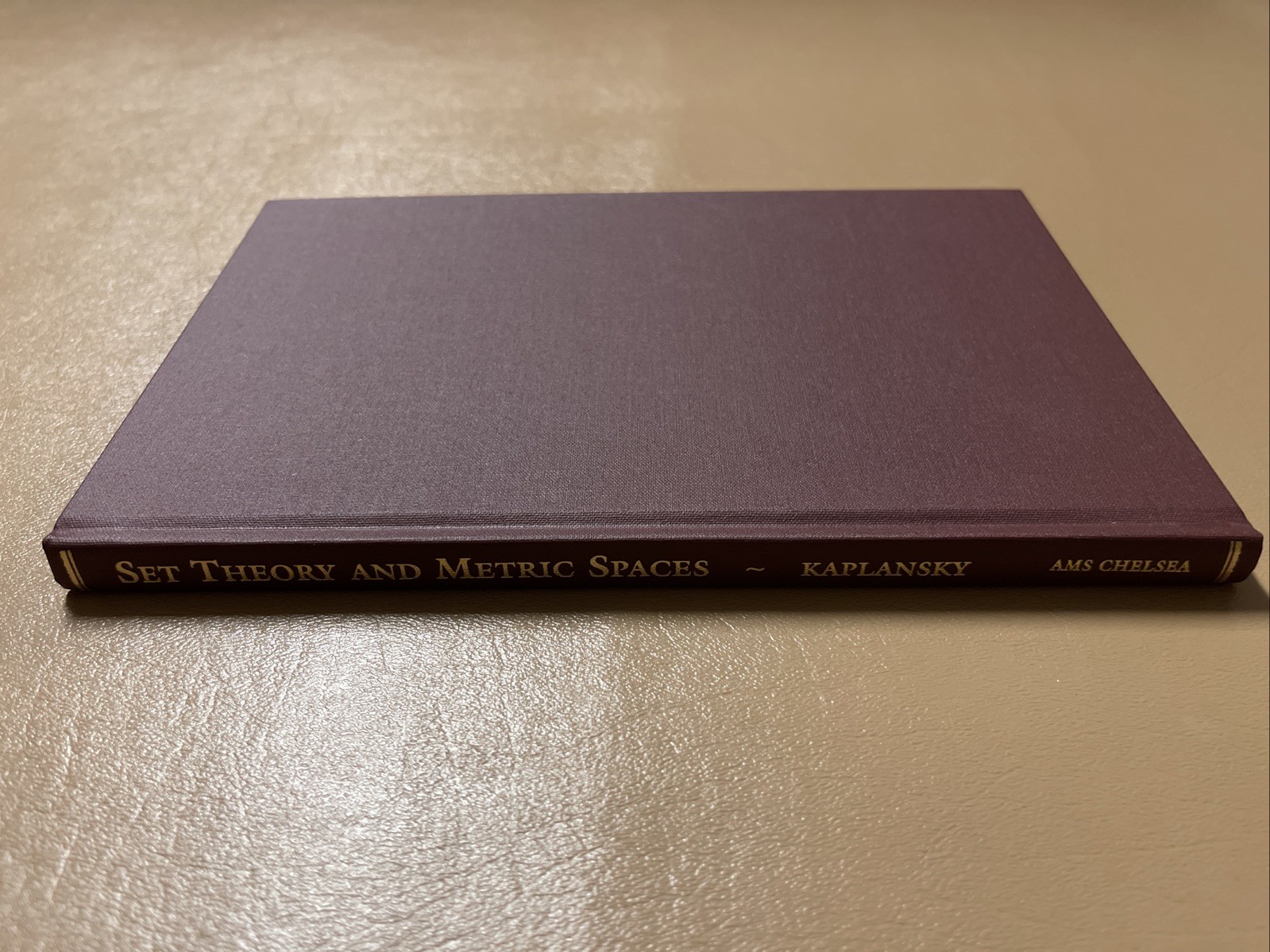 Set Theory and Metric Spaces(AMS Chelsea Publishing)Irving Kaplansky NoDustjacke