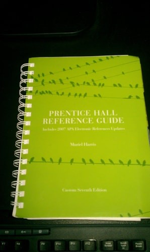 Prentice Hall Reference Guide: (Custom Edition) – Includes 2007 APA Electronic R