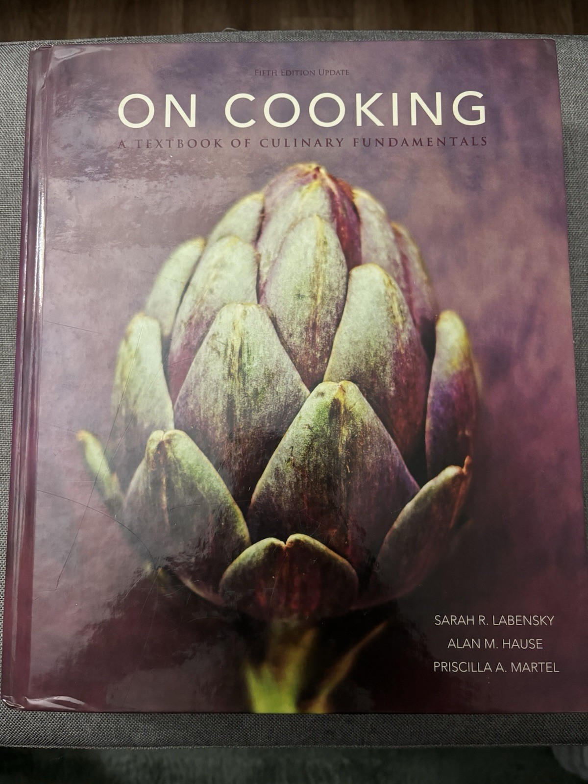 On Cooking Fifth Edition Update Hardcover by Labensky, Hause, Martel, Pearson
