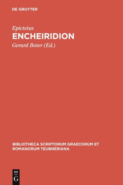 Epictetus, Encheiridion, Hardcover by Boter, Gerard J. (EDT), Like New Used, …