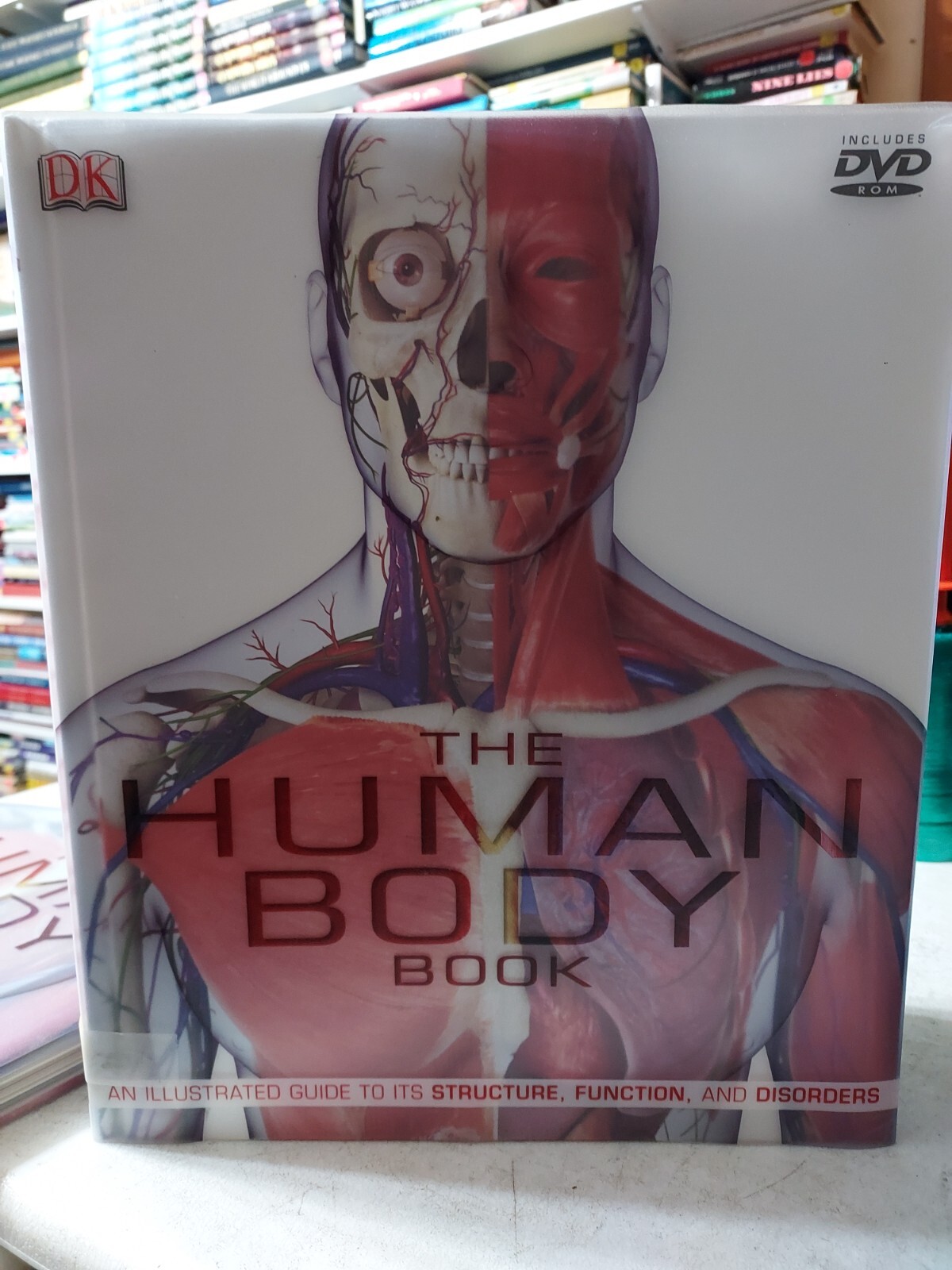 The Human Body Book with DVD by Steve Parker DK Publishing (2007,HCDJ) T6D