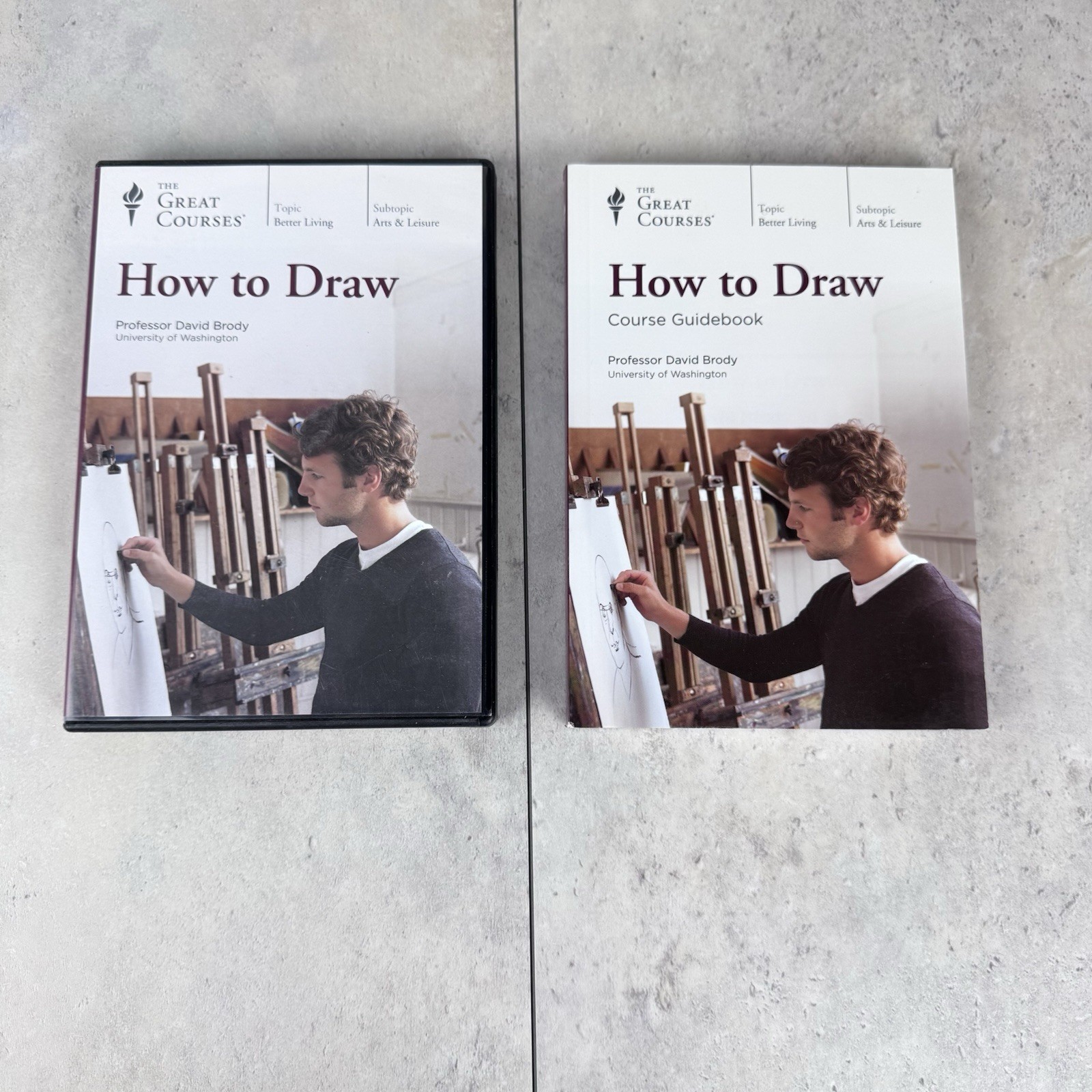 The Great Courses How To Draw 6 DVD Book Set David Brody Art 36 Lessons 7770
